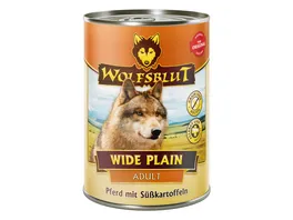 Wolfsblut Hundenassfutter Wide Plain Pferd Suesskartoffel