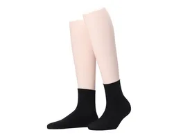 MOVE UP Damen Socken Baumwolle Superfein mit Rollrand