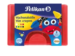 Pelikan Wachsmalstifte dick 8er Box