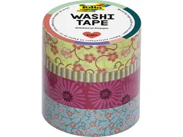 folia Washi Tape Blumenreigen 4er Set