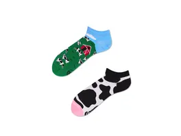 MANY MORNINGS Unisex Sneaker Socken Holy Cow