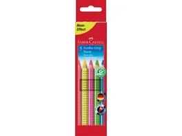 FABER CASTELL Farbstift Jumbo 5er Etui NEON