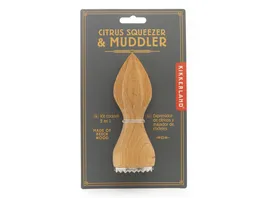 Kikkerland Citrus Squeezer Muddler