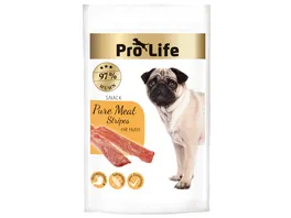 Pro Life Hundesnack Pure Meat Stripes mit Huhn