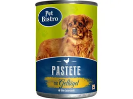 Pet Bistro Hundenassfutter Pastete mit Huhn