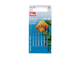 Prym Sticknadeln mit Spitze ST 20 1 00 x 43 mm silberfarbig