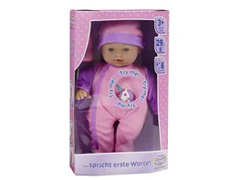 Mueller Toy Place Baby spricht erste Worte 29 cm