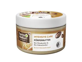 Terra Naturi Intensive Care Koerperbutter Bio Sheabutter Bio Kakaobutter