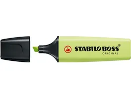 STABILO Textmarker STABILO BOSS ORIGINAL Pastel Einzelstift Prise von Limette