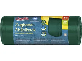 CleanPac Zugband Abfallsack 60 Liter