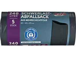 CleanPac Schwerlast Abfallsack 240 Liter