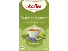 YOGI TEA Bio Kraeuterteemischung Basische Kraeuter