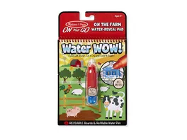 Melissa Doug Water Wow Bauernhof On the Go Travel Activity