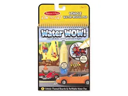 Melissa Doug Water Wow Fahrzeuge On the Go Travel Activity