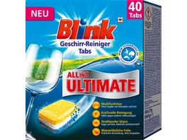 Blink Geschirr Reiniger Tabs All in 1 Ultimate