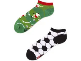 MANY MORNINGS Unisex Sneaker Socken Football Fan