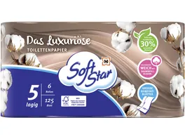 SoftStar Toilettenpapier Das Luxurioese 5 lagig