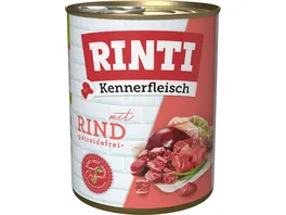 RINTI Hundenassfutter Kennerfleisch Rind