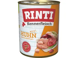 RINTI Hundenassfutter Kennerfleisch Huhn