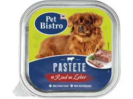 Pet Bistro Pastete Rind und Leber