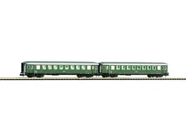 PIKO N 40622 N 2er Set Schuerzeneilzugwagen OeBB III