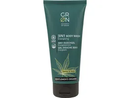 GRN GRUeN 3IN1 BODY WASH ENERGETISIEREND BIO HANF BIO HOPFEN