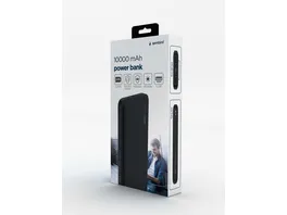 Powerbank 10000 mAh Schwarz