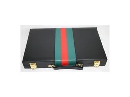 Weible Spiele Backgammon Koffer 38 x 24 cm schwarz 03625