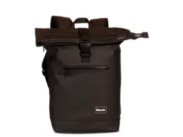 Bench Rolltop Rucksack schwarz