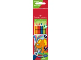 FABER CASTELL Jumbo Dreikant Buntstife 6er Etui