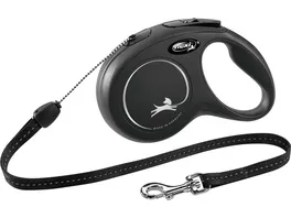 flexi Seil Leine New Classic schwarz S 8 m Hundezubehoer