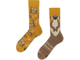 MANY MORNINGS Unisex Socken The Meerkat