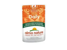 almo nature Katzennassfutter Cat Daily Menu Kalb Lamm