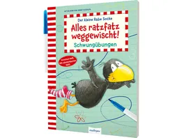 Der kleine Rabe Socke Alles ratzfatz weggewischt Schwunguebungen Mit abwischbaren Seiten Stift