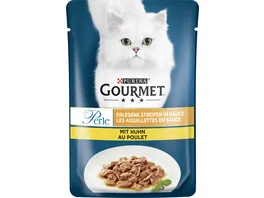 PURINA GOURMET Perle Erlesene Streifen mit Huhn