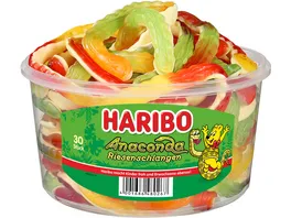 Haribo Fruchtgummi Mit Schaumzucker Anaconda Riesenschlangen