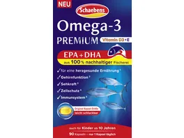 Schaebens OMEGA 3 Premium Vitamin E