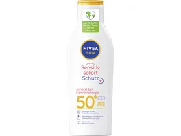 NIVEA SUN Sensitive Sofort Schutz Sonnenallergie LF50