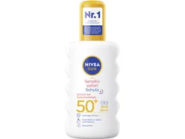 NIVEA SUN Sensitiv Sofort Schutz Sonnenallergie LF50