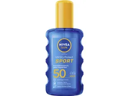 NIVEA Sun UV Dry Protect Sport Transparentes Spray LSF 50