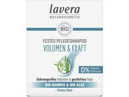 lavera Volumen Kraft festes Pflegeshampoo