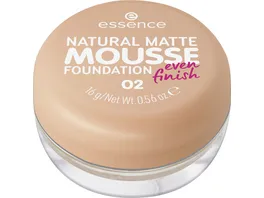 essence NATURAL MATTE MOUSSE FOUNDATION