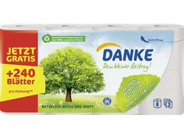 DANKE Toilettenpapier Recycling 3 lagig