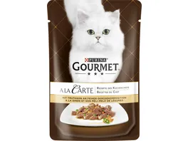 PURINA GOURMET A la Carte mit Truthahn an feiner Gemuesekomposition