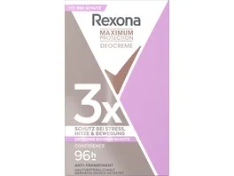 Rexona Deo Anti Transpirant Cremestick Maximum Protection Confidencel