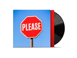 PLEASE Schwarze Vinyl im Klappcover