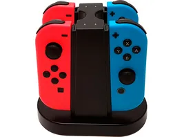 Nintendo Switch Quad Charging Station fuer Joy Con Controller Ladestation fuer 4 Joy Con Controller