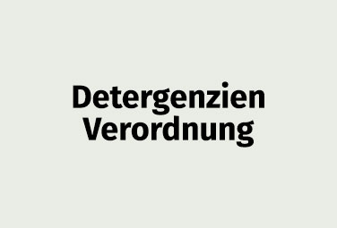 Detergenzien Verordnung