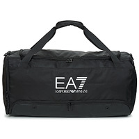 Taschen Sporttaschen Emporio Armani EA7 TRAIN LOGO SERIES U MEDIUM GYM BAG Schwarz / Weiss