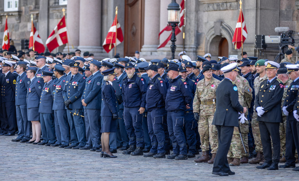 flagdag - veteraner fra flere værn og styrelser